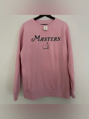 Masters 2026 Pink Unisex Fleece Lined Crewneck